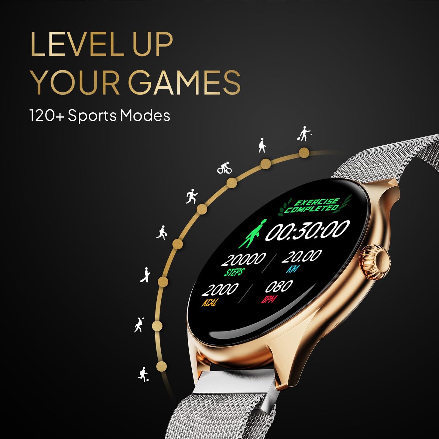 Fire-Boltt Phoenix Ultra Smart Watch 1.39 inch Bluetooth Calling, AI Voice Assistant, Metal Body with 120+ Sports Modes, SpO2, Heart Rate Monitoring (Gunmetal Grey)