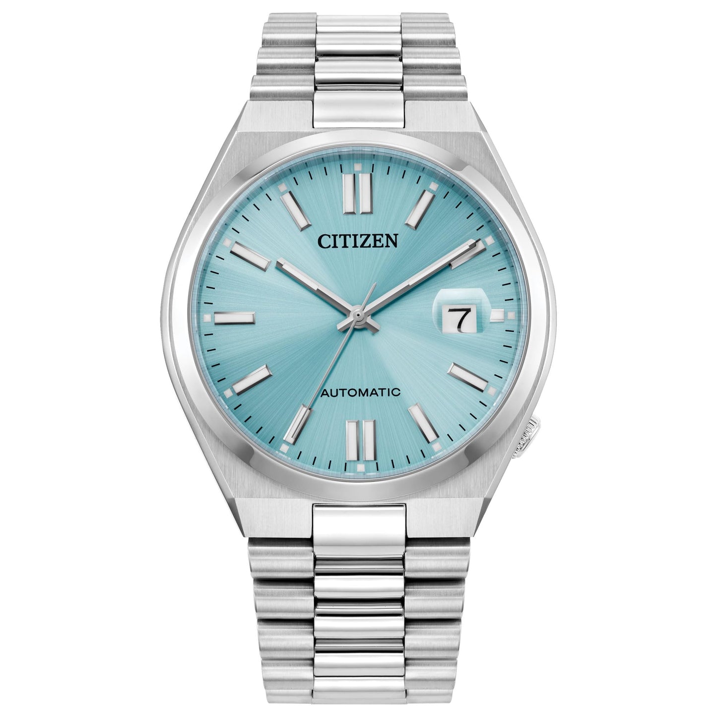 Citizen Tsuyosa Automatic Sky-Blue Dial and Stainless Steel Bracelet Watch 40mm NJ0151-53M, 5 Inches, Classic