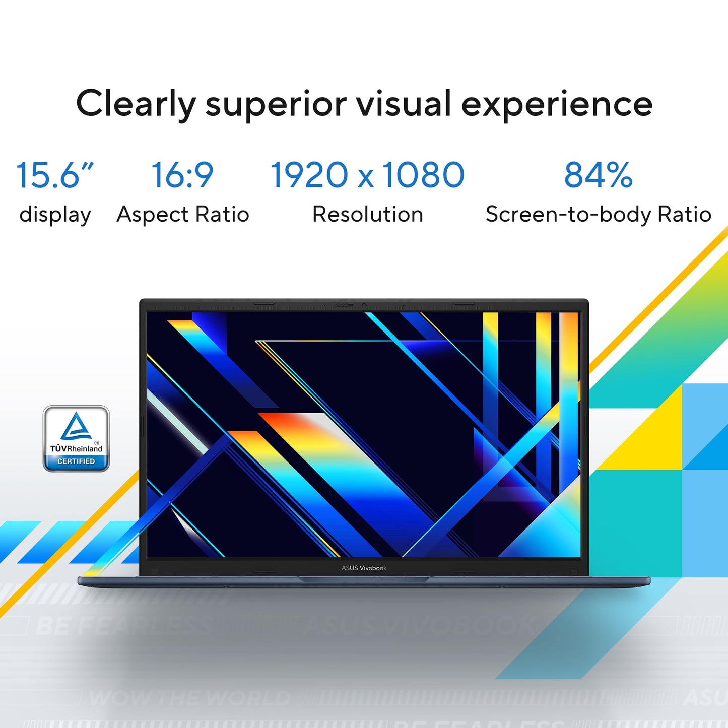 ASUS Vivobook 15 (2026),Intel Core 3 100U (14th Gen),Intel iGPU, 8GB/512GB, FHD, 15.6"(39.6 cm),Windows 11 Home,M365 Basic(1 Year)* Office 2024,Quiet Blue,1.7 Kg, X1504VAP-BQ1322WS,Thin & Light Laptop