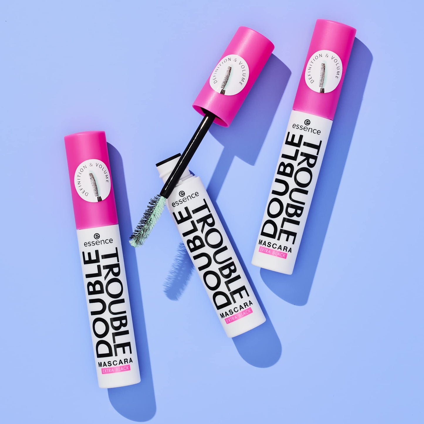 Essence DOUBLE TROUBLE MASCARA EXTRA BLACK