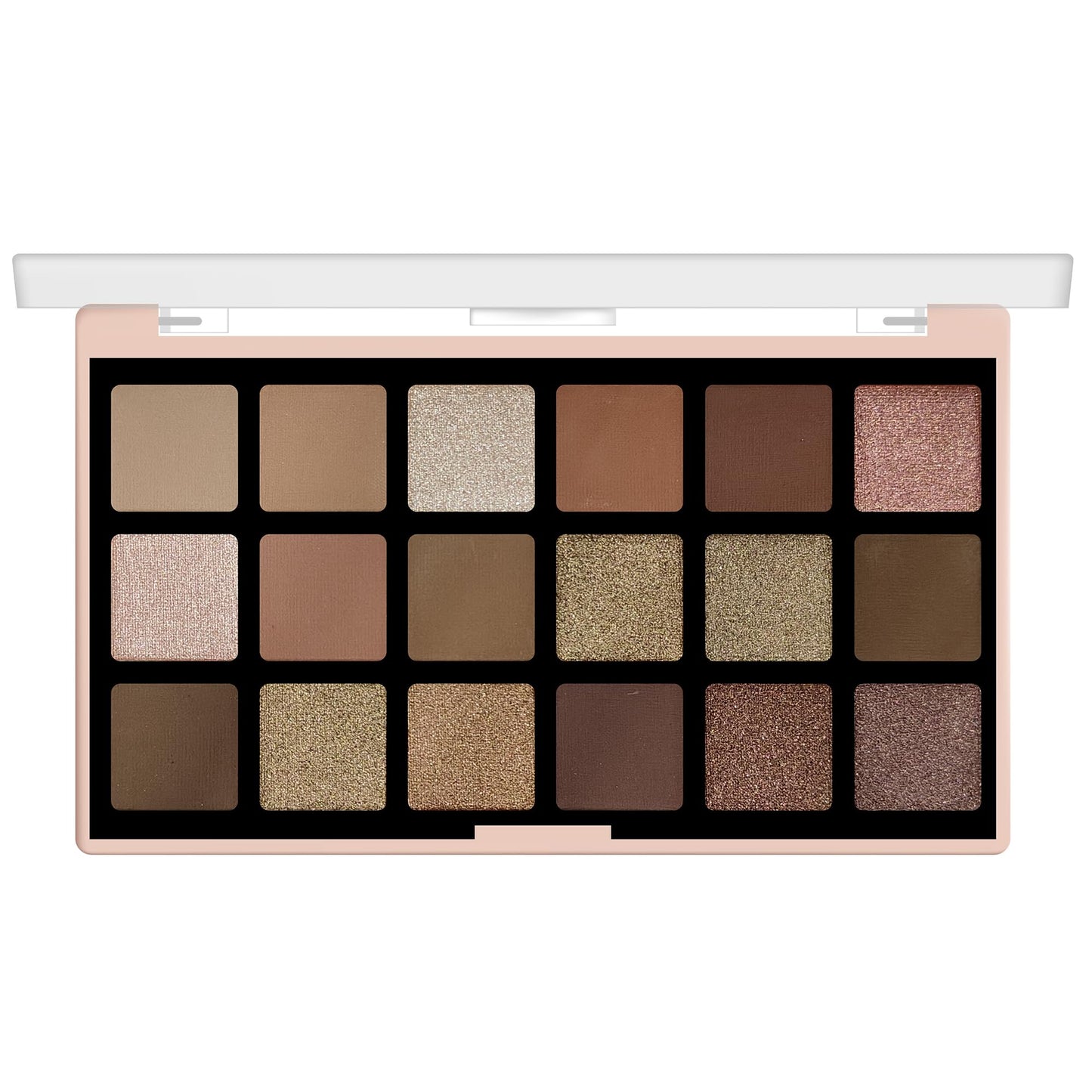 Seven Seas Nude Dust Eye Shadow Makeup Kit Matte & Shimmer Finish Eye Shadow Palette For Face Makeup (01, 48g)