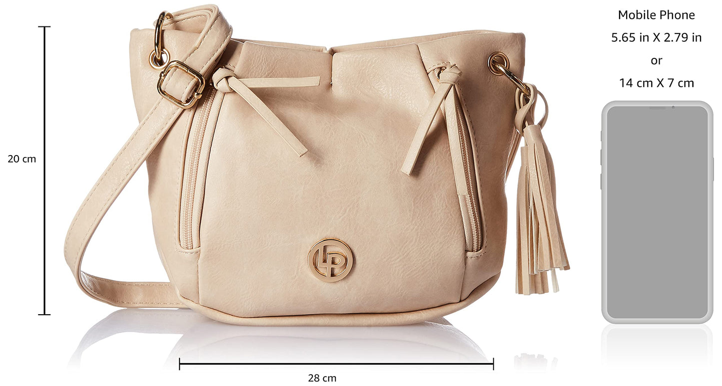 Lino Perros Monroe Comfort Beige Sling Bag