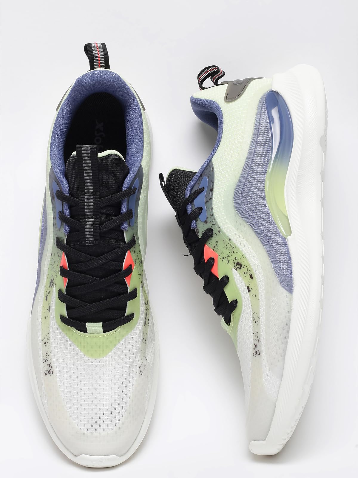 XTEP Jelly Green,Purple Blue Running Shoes for Men Euro- 40