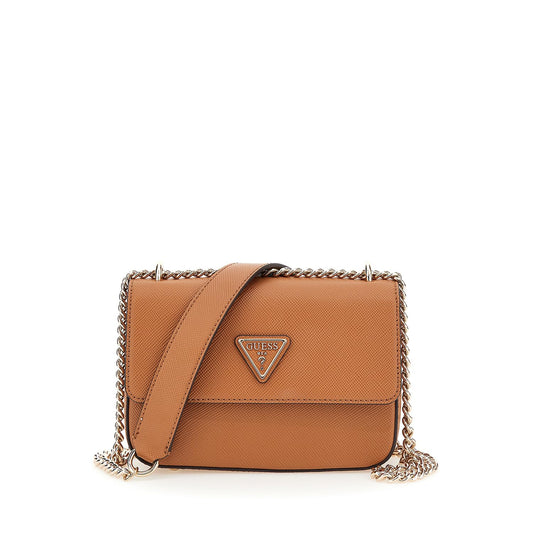 Guess Women's Cognac Solid Crossbody Bag| Ladies Purse Handbags | Gift For Ladies