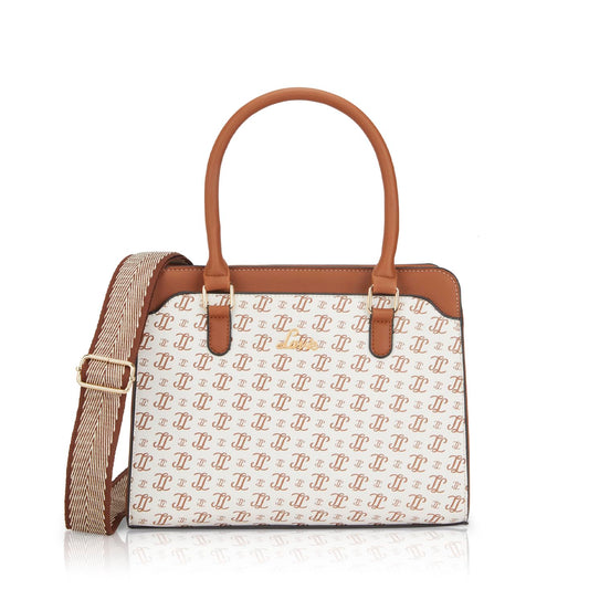 Lavie Women's Mono LL Nelly 3C Satchel Handbag for Women | Satchel Bag for Work | Ladies purse | Stylish Shoulder Bag | Gift For Women