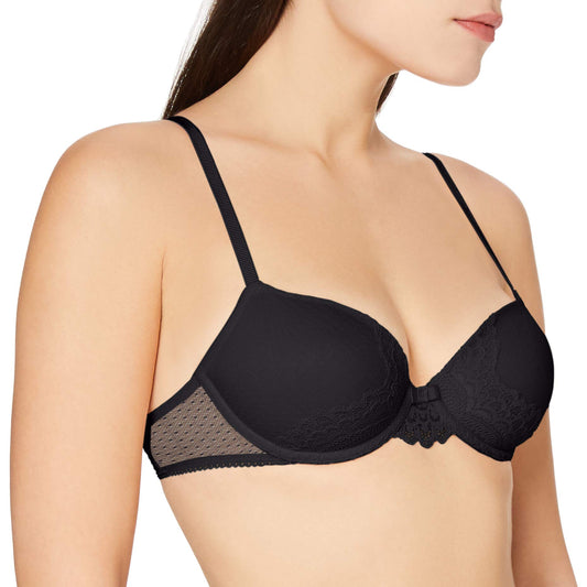 Triumph International Women's Casual T-Shirt Bra (122-893_Black_38B)