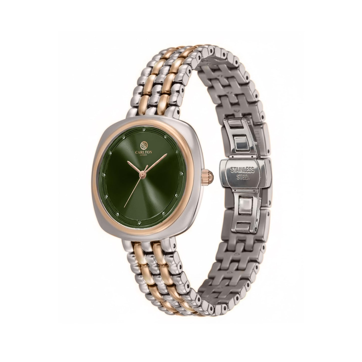 Carlton London Women Celeste Olive Green Analog Watch - CLW-CT-11