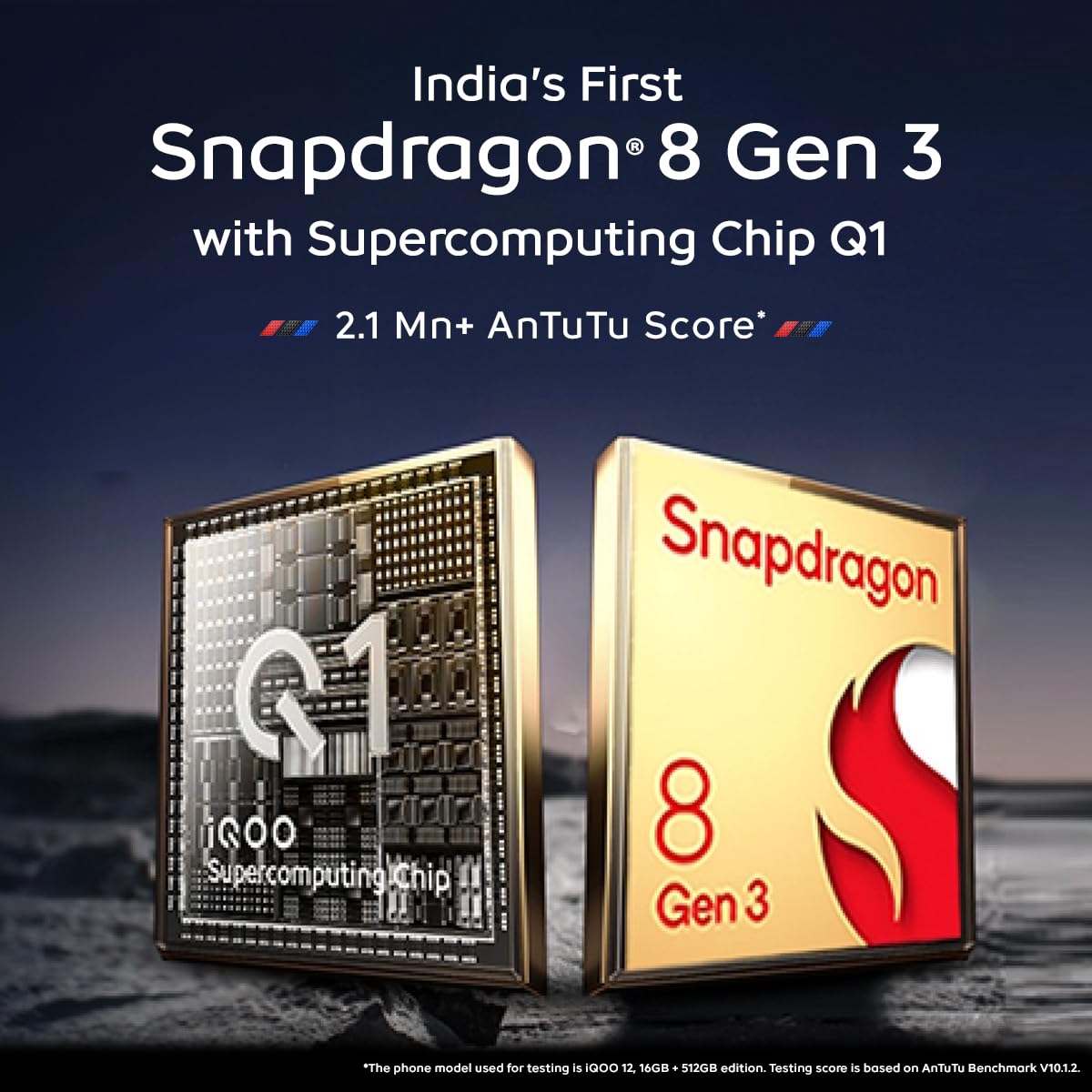 iQOO 12 5G (Alpha, 12Gb Ram, 256Gb Storage) |India's 1St Snapdragon 8 Gen 3 Backcase for Mobile Platform | India's Only Flagship with 50Mp + 50Mp + 64Mp Camera, Black