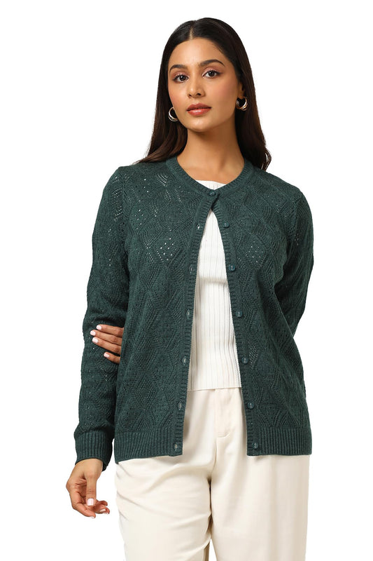 Soch Women's Acrylic Cardigan