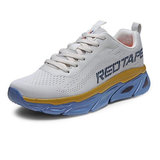 Red Tape Walking Sports Shoes for Men | Soft Cushioned Insole, Slip-Resistance, Dynamic Feet Support, Arch Support & Shock Absorption Off White