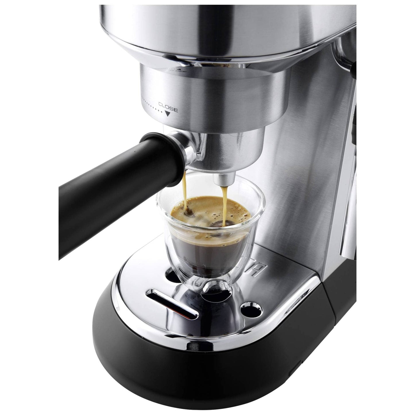 DeLonghi EC685.M |Dedica Style| Pump Espresso Coffee Machine | Espresso, Cappuccino, Latte & More Recipe Options | 15 Bar Pressure | 1350 W | Free Demo & Installation (Metal)
