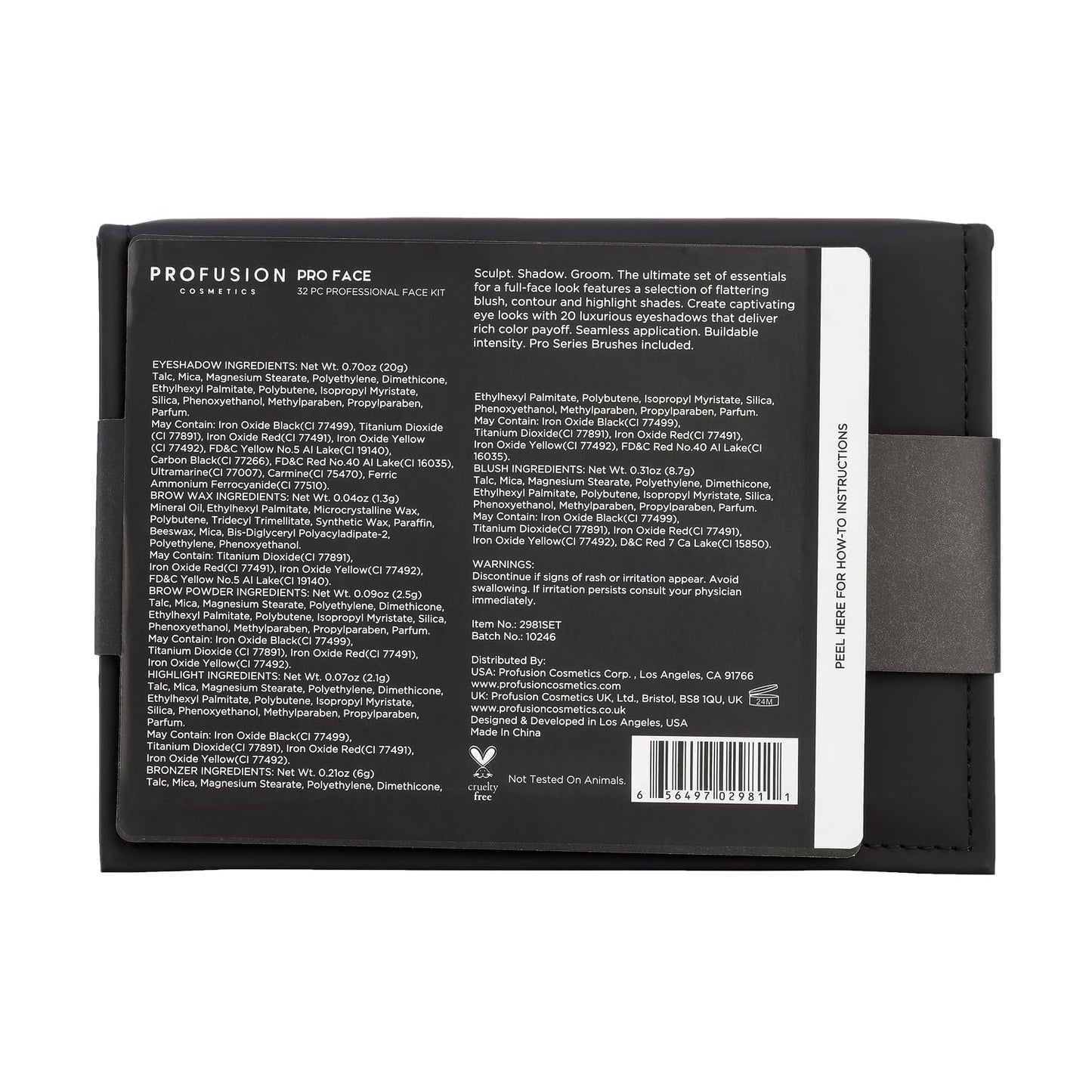 Profusion Cosmetics Pro Face Trendsetter, Multiple, 40.6 G