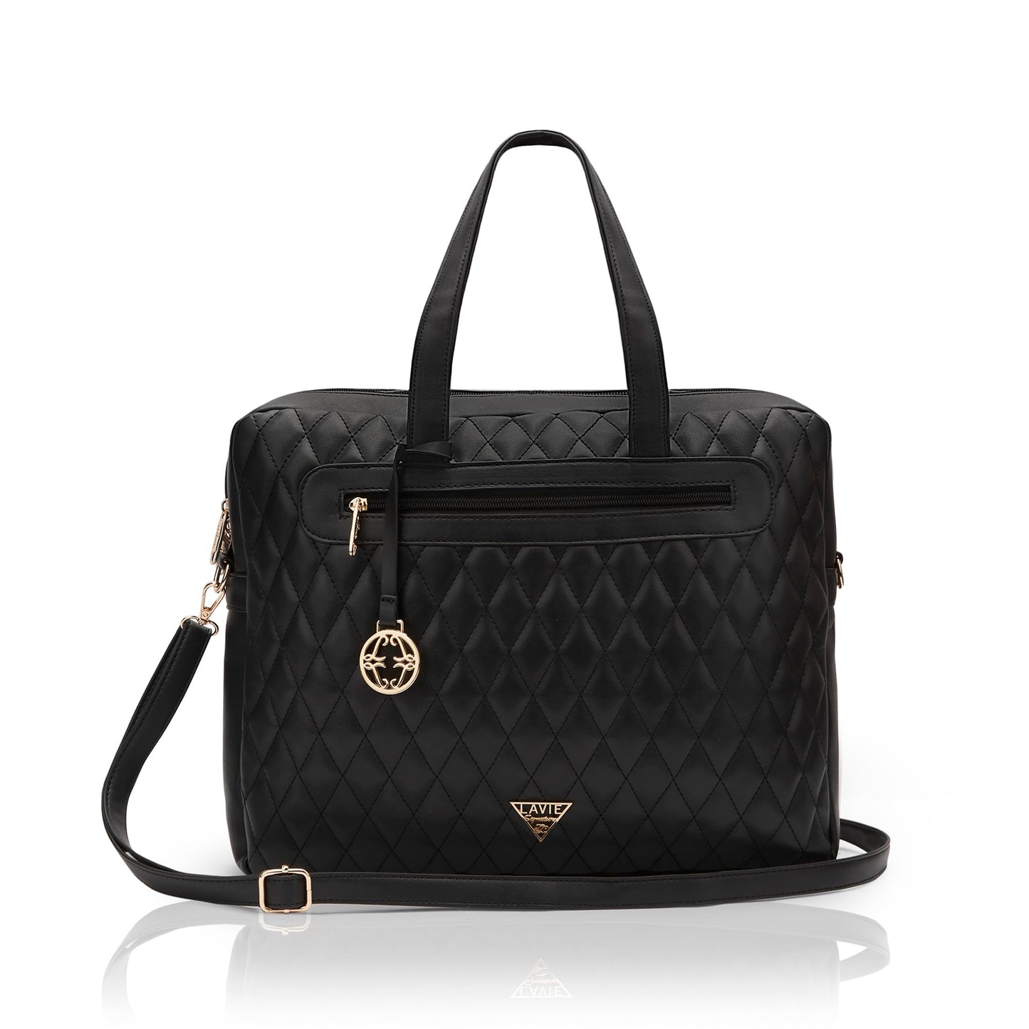 Lavie Signature Arizona Women's Laptop Handbag for Women | Fits Upto 15 Inch Laptop | Laptop Bag for Work | Ladies purse | Stylish Shoulder Bag | Gift For Women