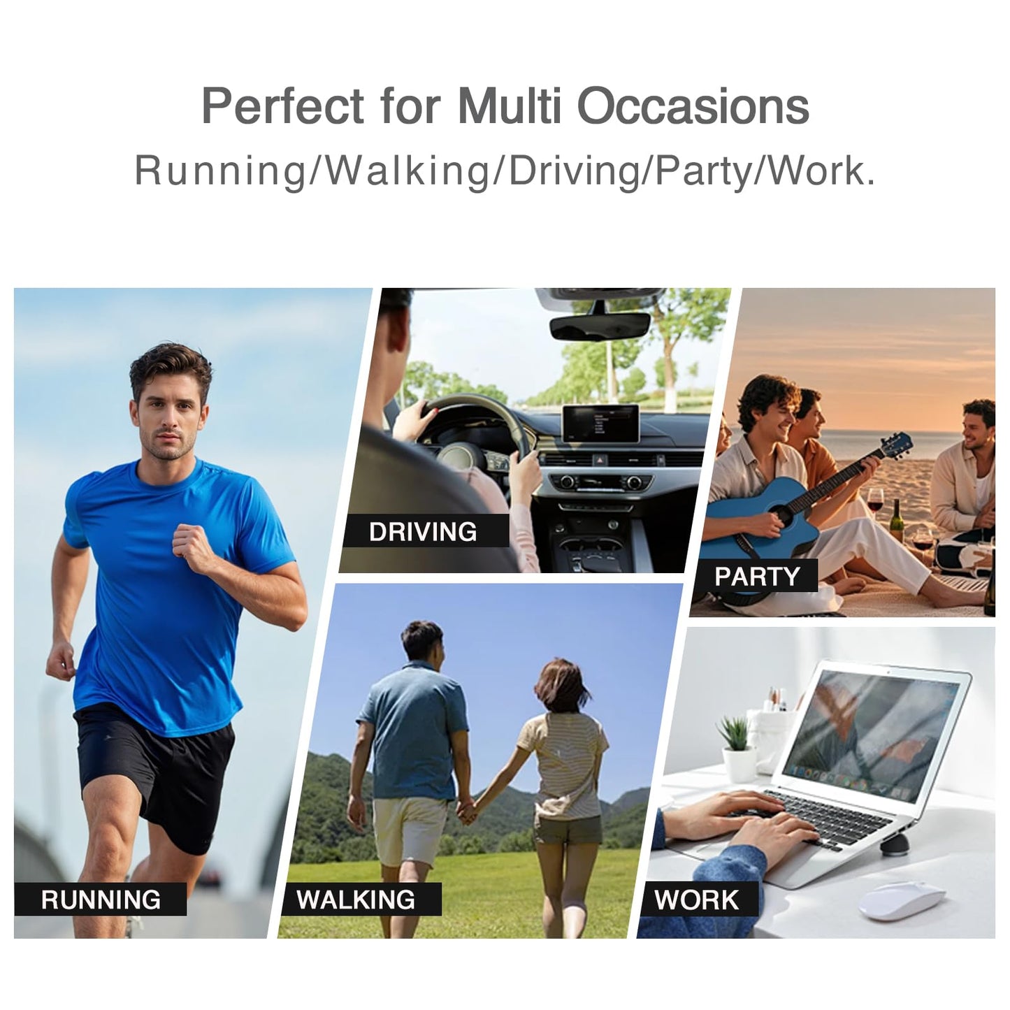 XTEP Men's Running Shoes Sports Lace Up Casual Sneakers Breathable Lightweight Anti-Slip Shoes(Blue,Size 9)