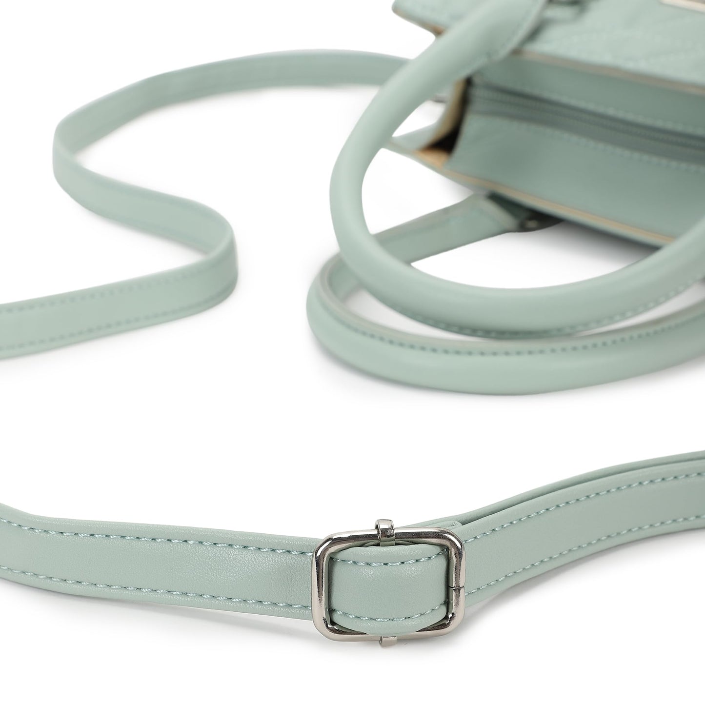 Fastrack Quilted Satchel For Women, Ladies And Girls | Stylish And Trendy Satchel Handbag For Girls, Ladies And Women | Made Up Of Premium Semi-Pu Material, Green