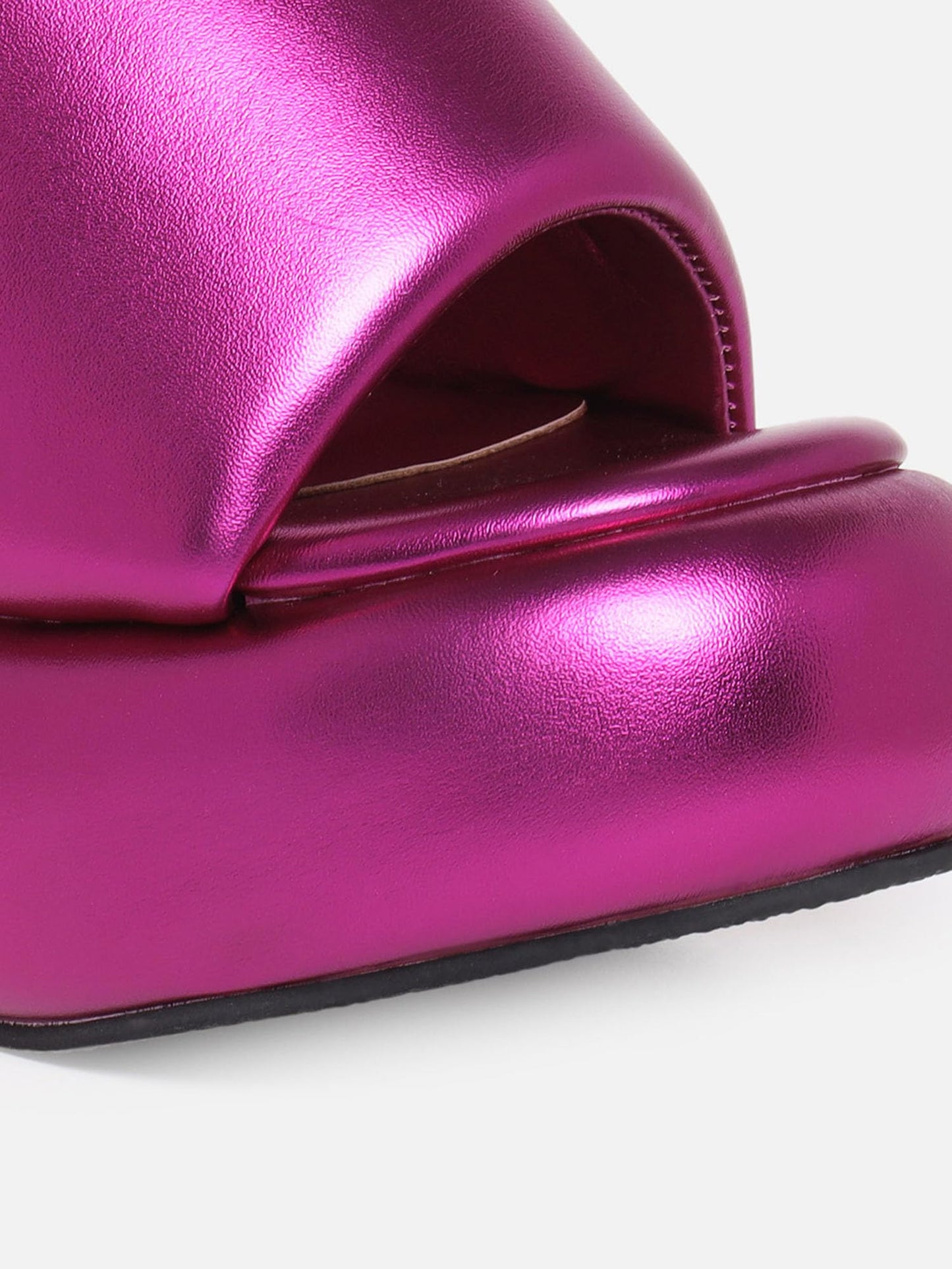 THE QUIRKY NAARI Metallic Chunks - Fuchsia in Trendy Bright Color | Metallic