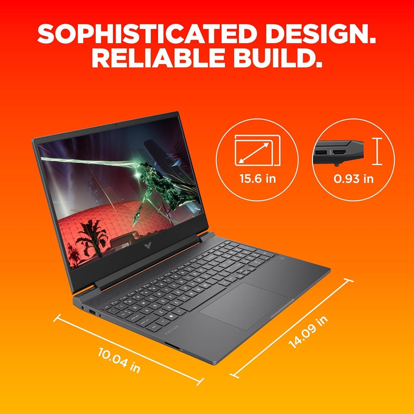 HP Victus Gaming, AMD Ryzen 5 5600H, NVIDIA RTX 3050, 8GB DDR4, 512GB SSD, 15.6-inch(39.6cm), 144Hz, 250Nits, FHD Gaming Laptop, Backlit KB, 720p HD Camera (Win 11, Office 21,Silver, 2.29kg) fb0180AX