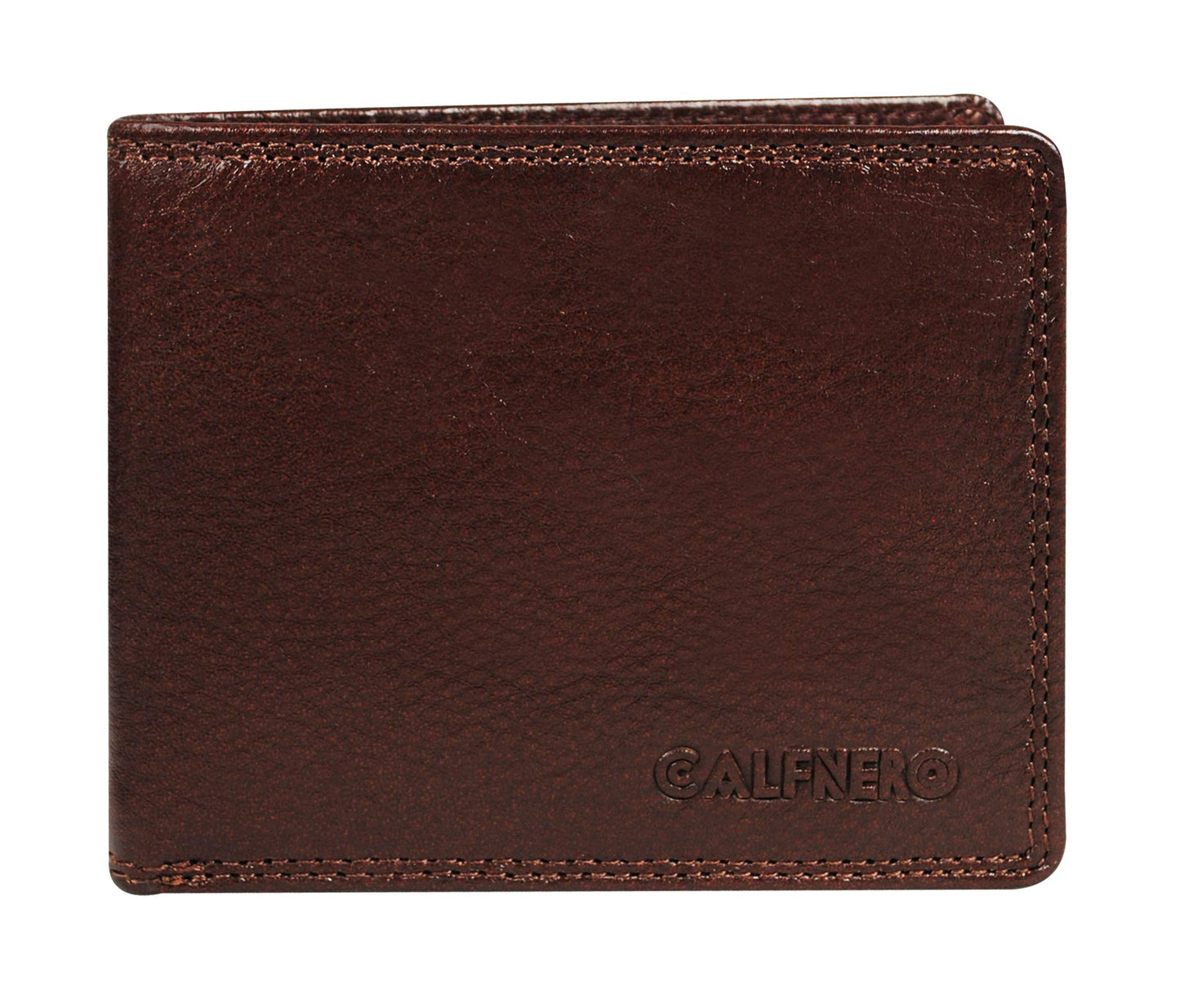 Calfnero Genuine Leather RFID Bifold Wallet for Men | Premium Vintage Leather Wallet with Flip-Up Card Holder, 12 Card Slots & Dual Cash Compartments