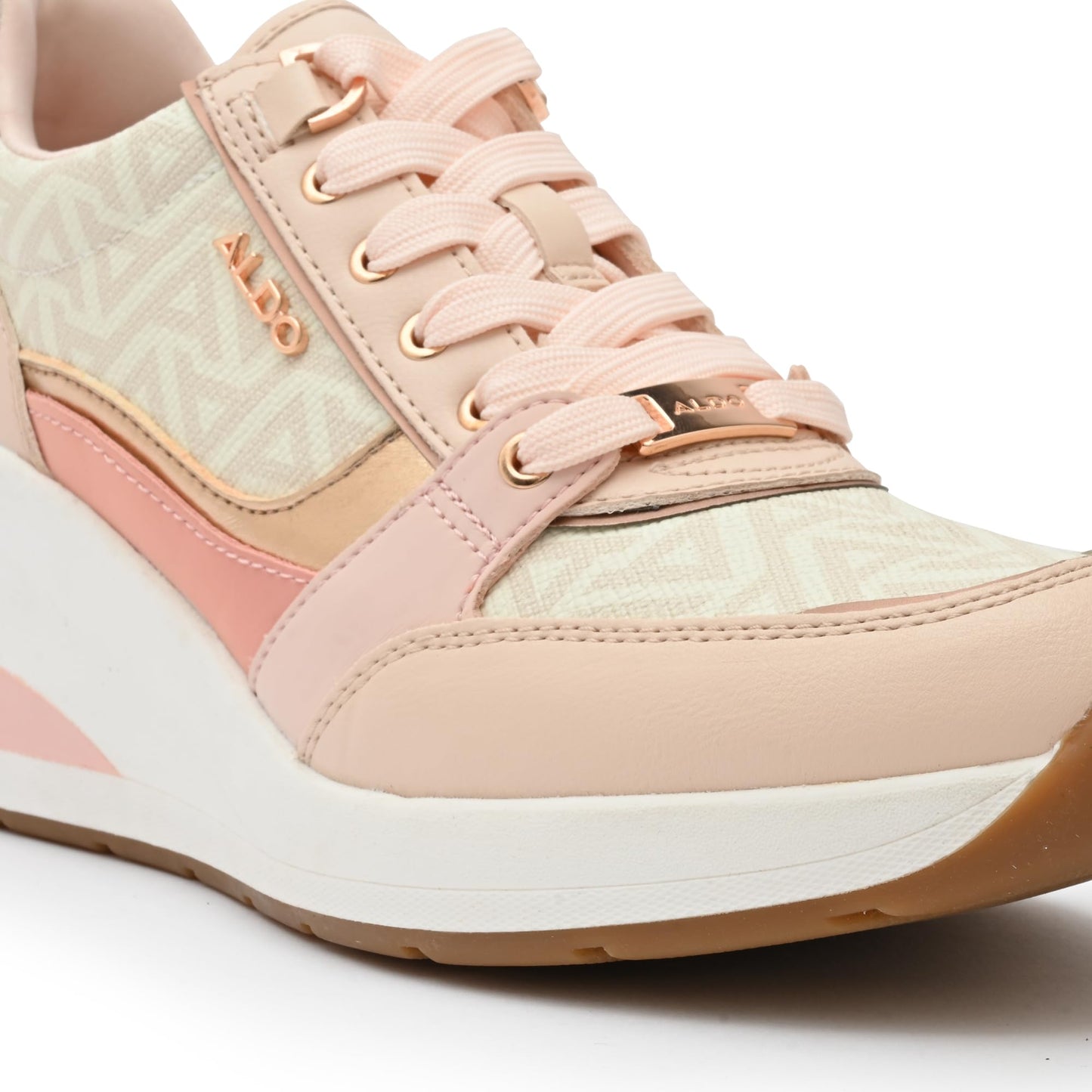 Aldo CAROTERIEL-IN110 Ladies Other White Wedge Sneakers