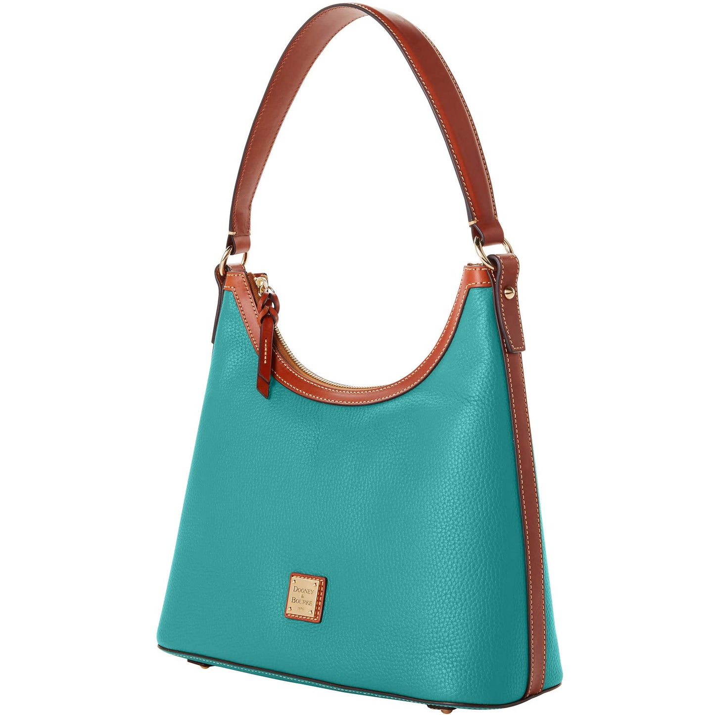 Dooney & Bourke Handbag, Pebble Grain Hobo Shoulder Bag - Spearmint, Spearmint, One Size