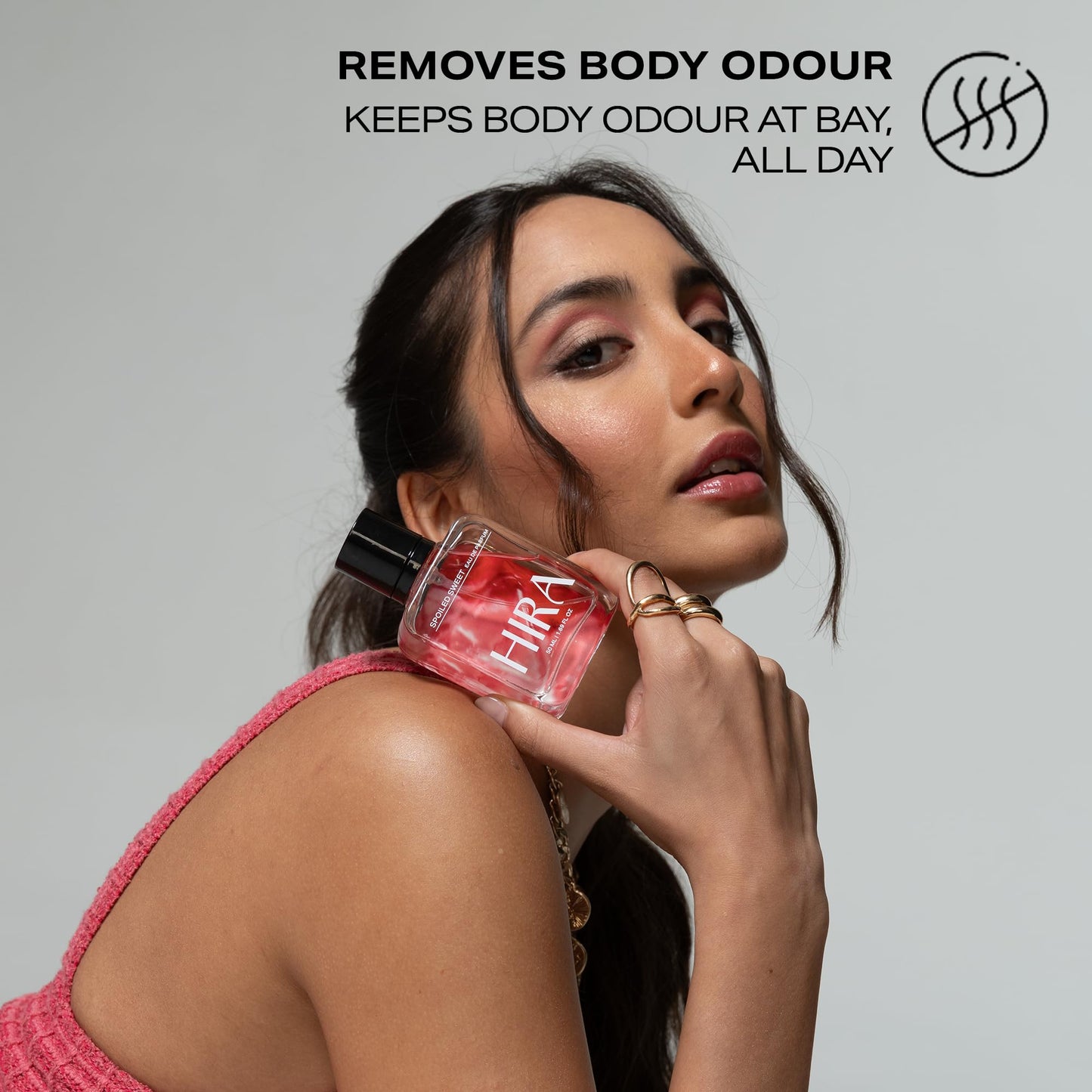 HIRA Spoiled Sweet Perfume for Women | Perfume for Women Long Lasting Smell | Best Women Perfume with Pear, Hazelnut & Vanilla Notes | Sweet & Fruity Everyday Fragrance | 50ml Eau De Parfum for Women