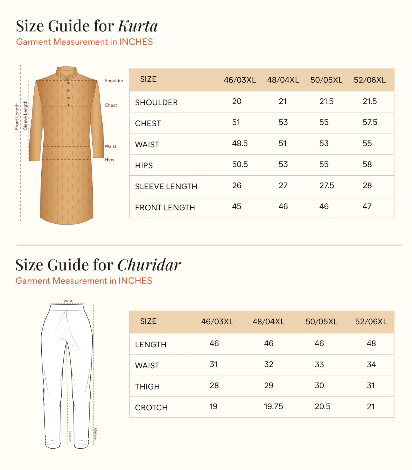 Manyavar Men's Cotton Solid Kurta Churidar Set (Mustard,04XL)