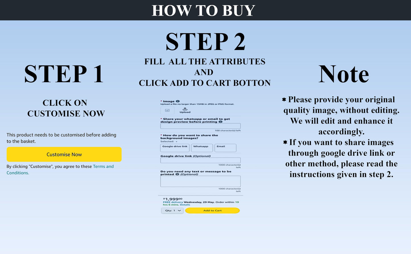 picxeeshop Personalized Mosaic Photo Frame, Moisture and Scratch Resistant, No Glass on top (12x18 Inch)Rectangular, Tabletop, Wall Mount