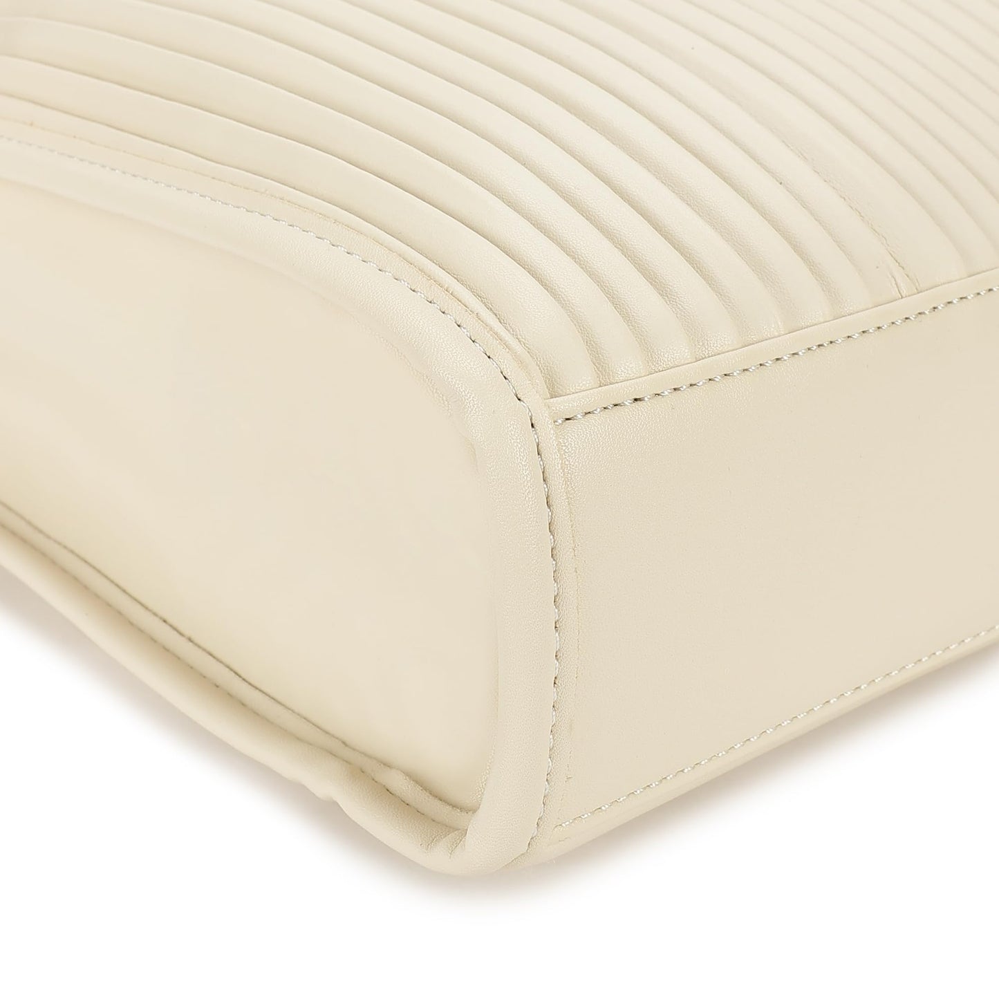 Fastrack Dorsa Tote Bag with Long Shoulder Straps and Top Zip Closure | Fits Upto 13" Laptop Bags | Stylish Vertical Stripe Tote for Everyday Use