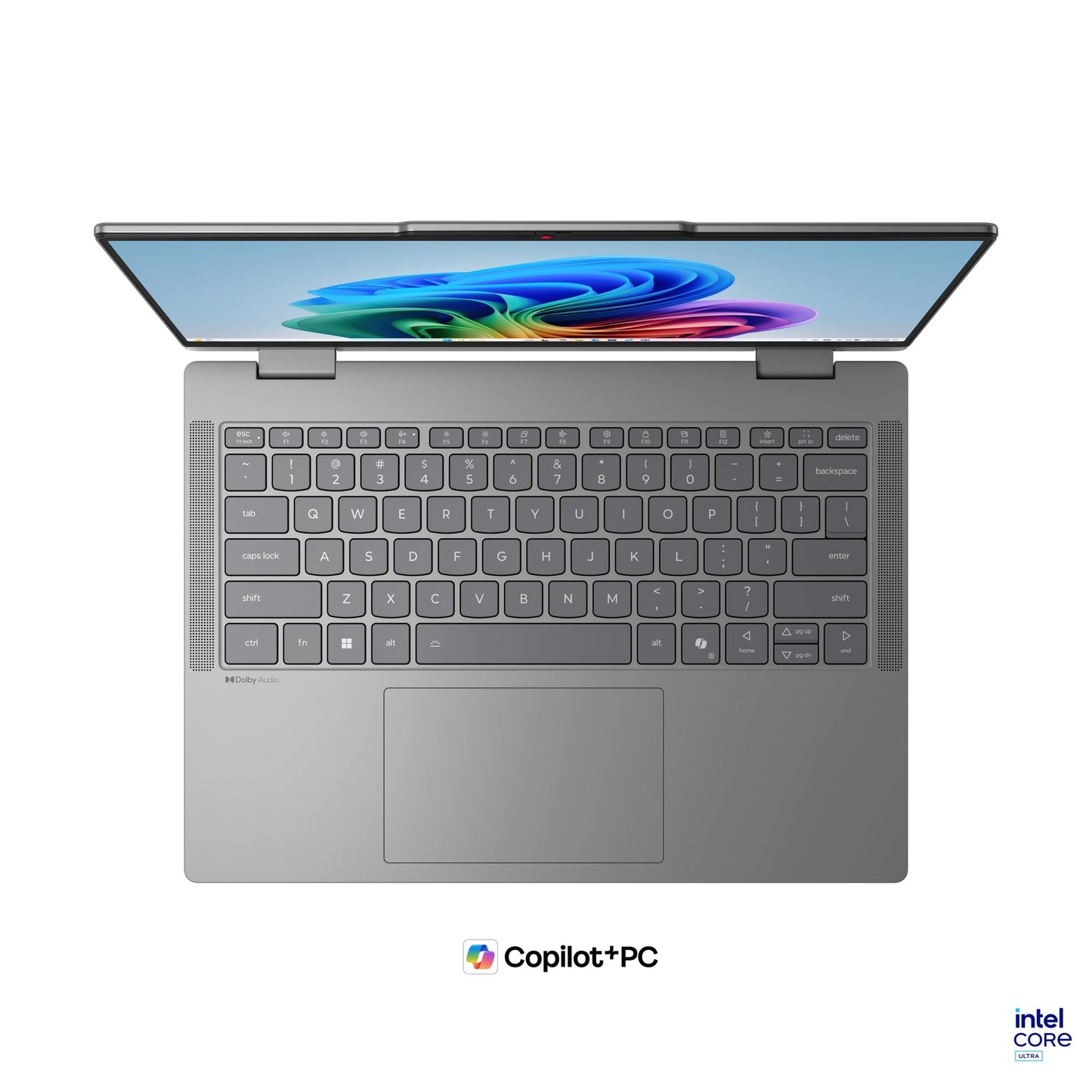 Lenovo IdeaPad 5 2-in-1 Convertible Laptop Intel Core Ultra 5 322 16GB RAM 512GB SSD 14" (35.5cm) WUXGA IPS Copilot+PC Windows 11 MS365 Basic+Office 2024 Lenovo Pen 2 1Yr ADP Grey 1.54Kg 83UG000HIN