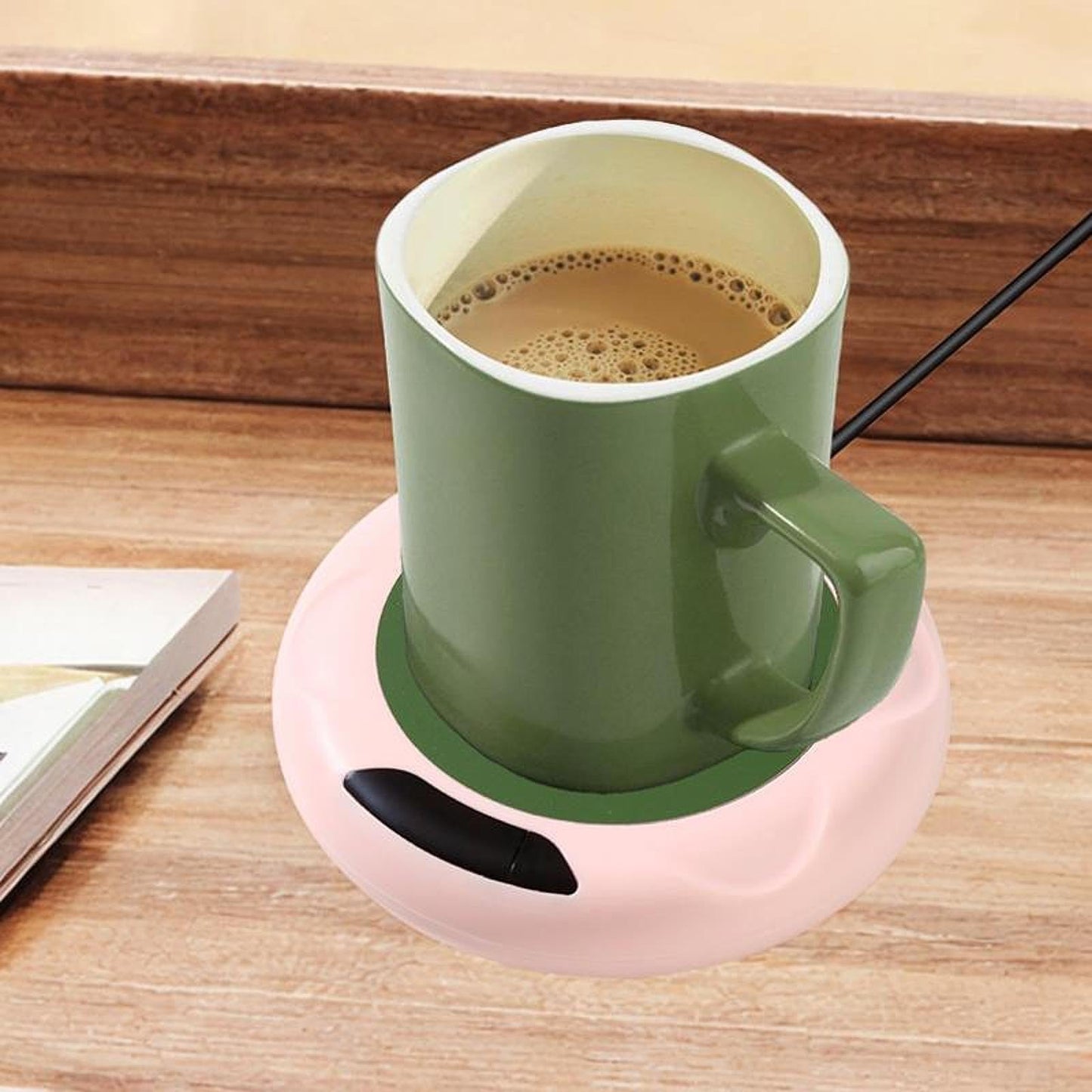 TRENDYNEST 2xElectric Cup Warmer Heating Plate Coffee Warmer for Hot Chocolate Milk Pink|Home & Garden | Kitchen, Dining & Bar