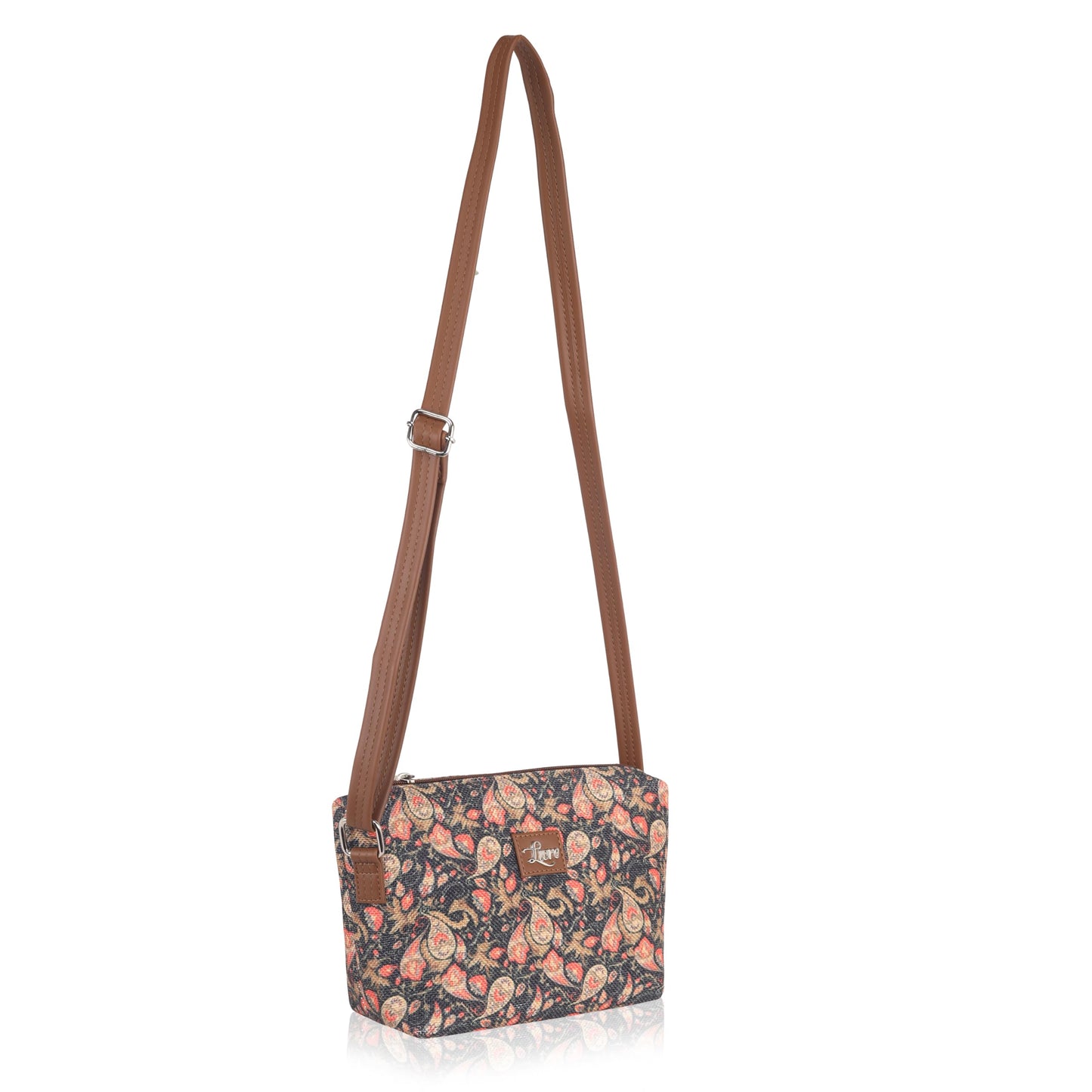 LIVRO Stylish Vegan Leather Sling Bag for Women – Latest Trendy Crossbody Sling Bag for Girls | Lightweight & Durable slingbag for Everyday Casual Use, Travel & Outings | LV Carry Bag