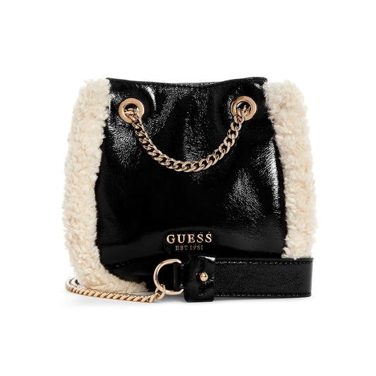 GUESS Fur Solid Davika Convertible Crossbody Bag