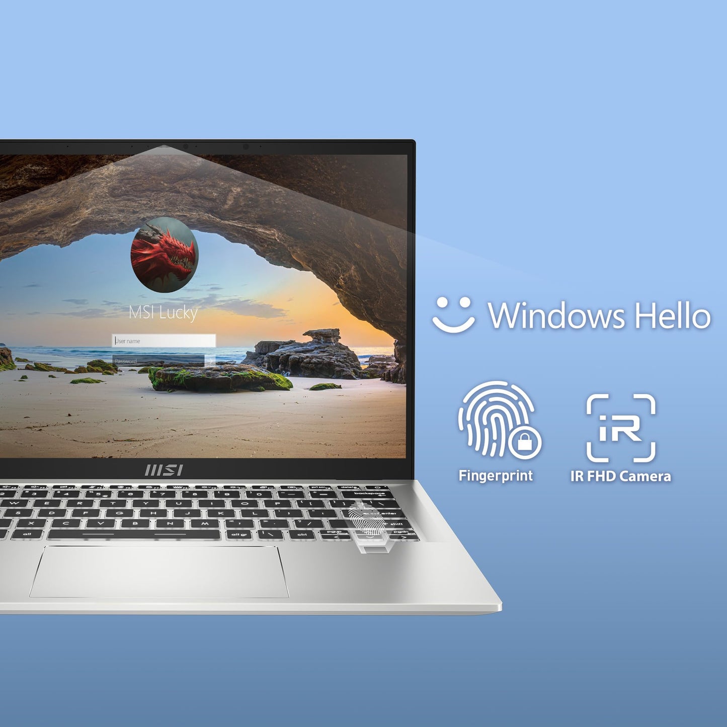 MSI Prestige 14H, Intel 12th Gen. i5-12450H, 36CM FHD+ 60Hz Laptop (8GBx2/512GB NVMe SSD/Windows 11 Home/NVIDIA RTX 2050, GDDR6 4GB Graphics/Urban Silver/1.49Kg), B12UCX-412IN