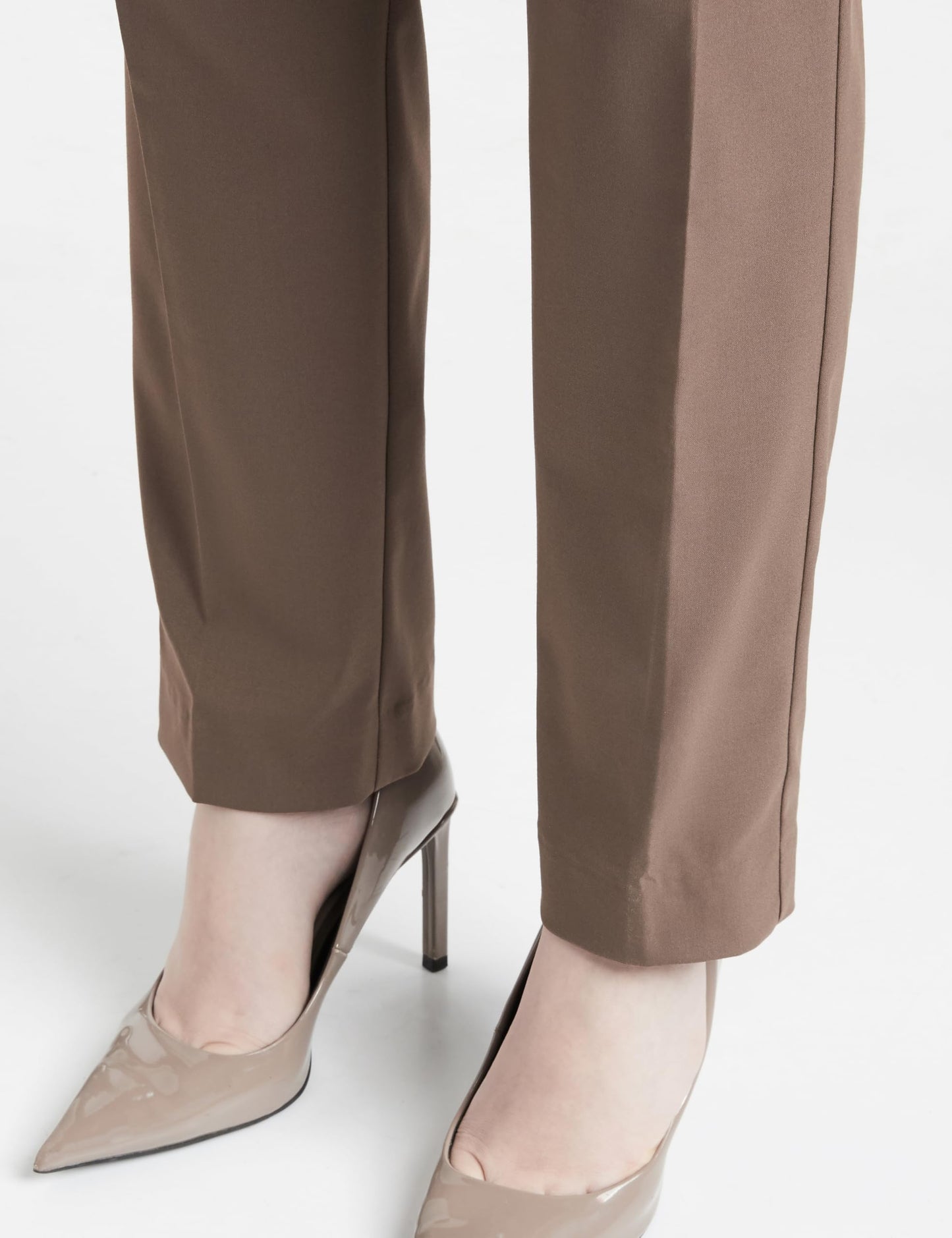 Allen Solly Women's Regular Casual Pants (AHTPWRGPN99388_Brown