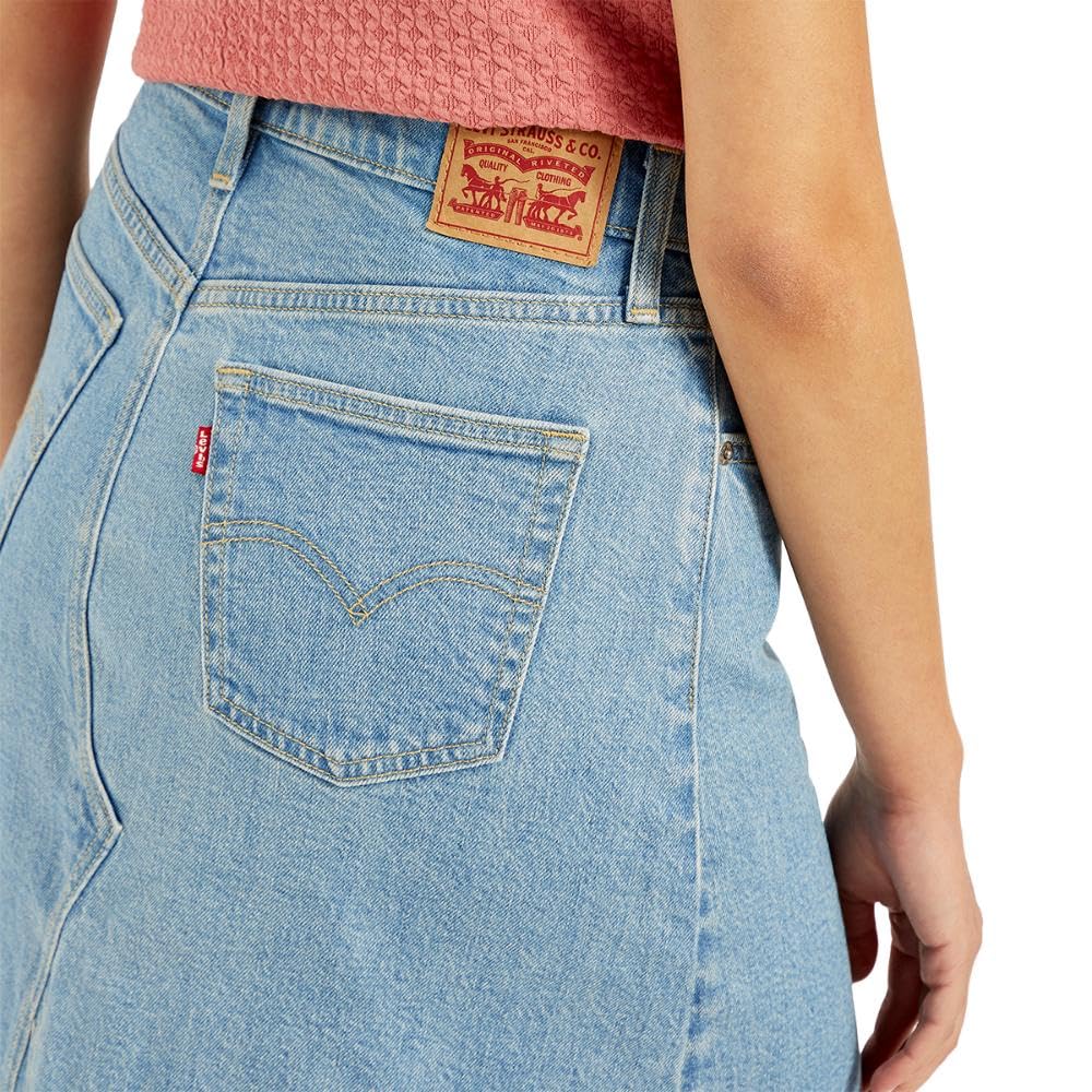 Levi's Cotton Western Skirt Blue