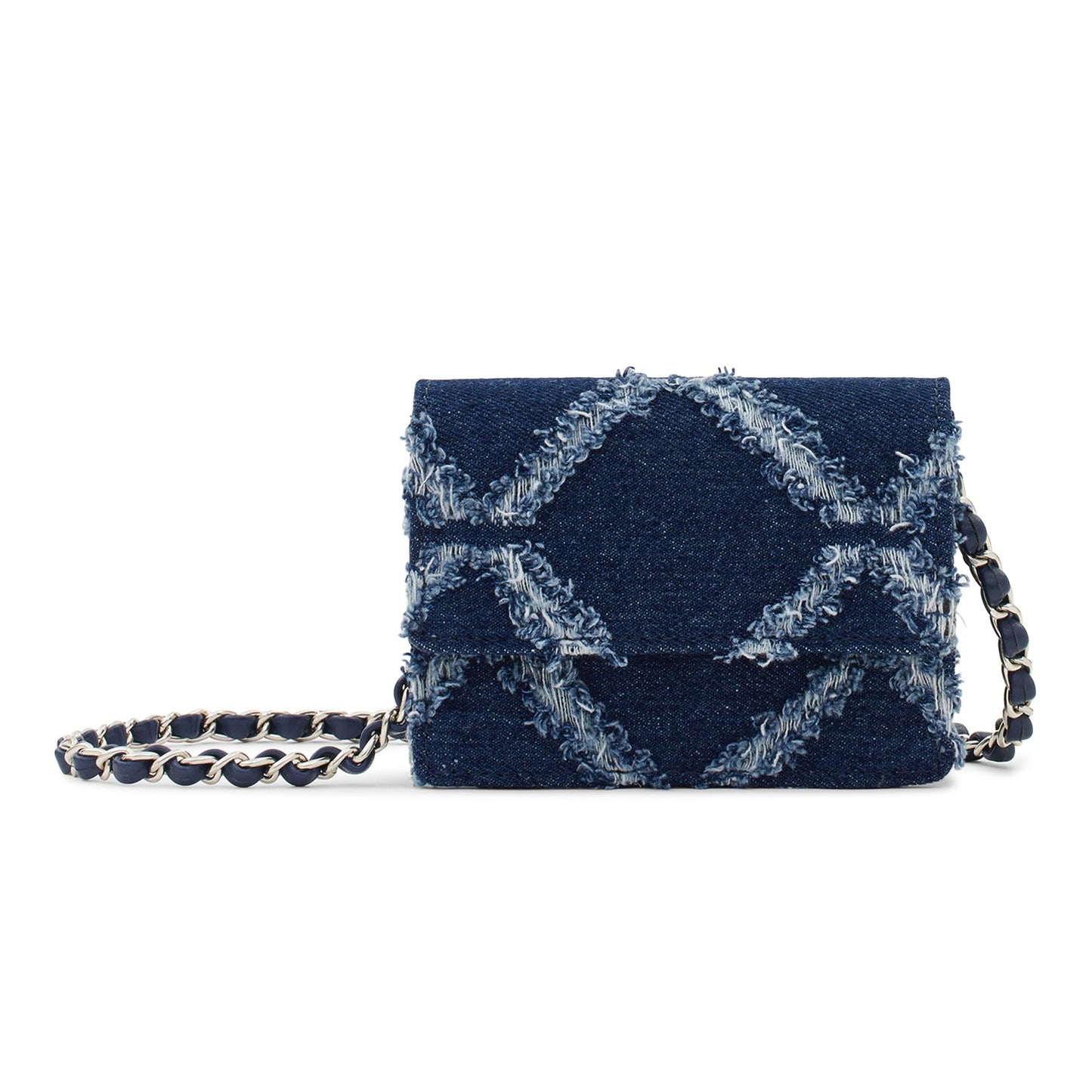 Miraggio Camilla Denim Mini Crossbody/Sling Bag for Women (Dark Denim)