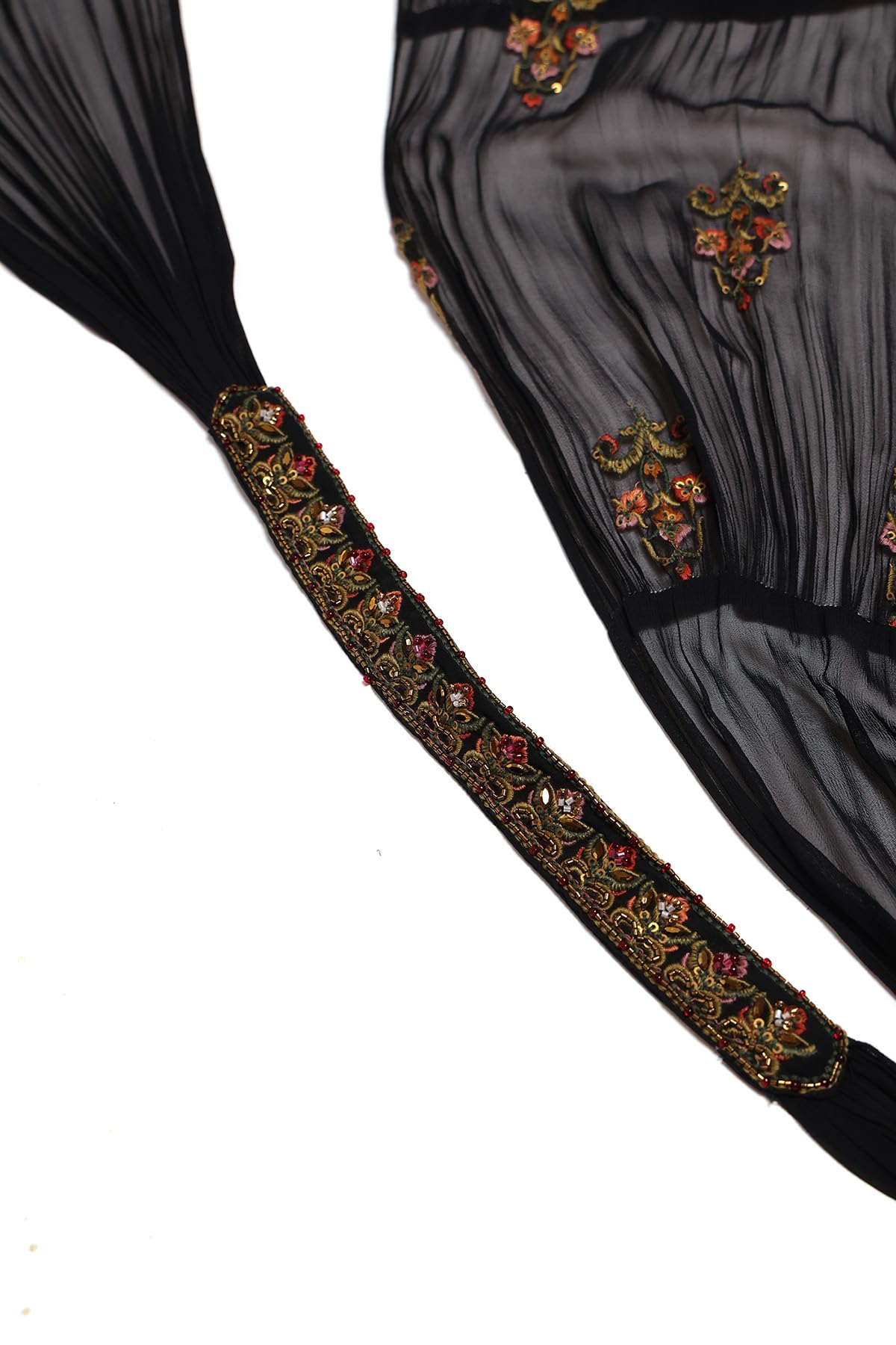 Soch Women's Georgette Salwar Suit Set (OWA5CD22394_Navy Blue