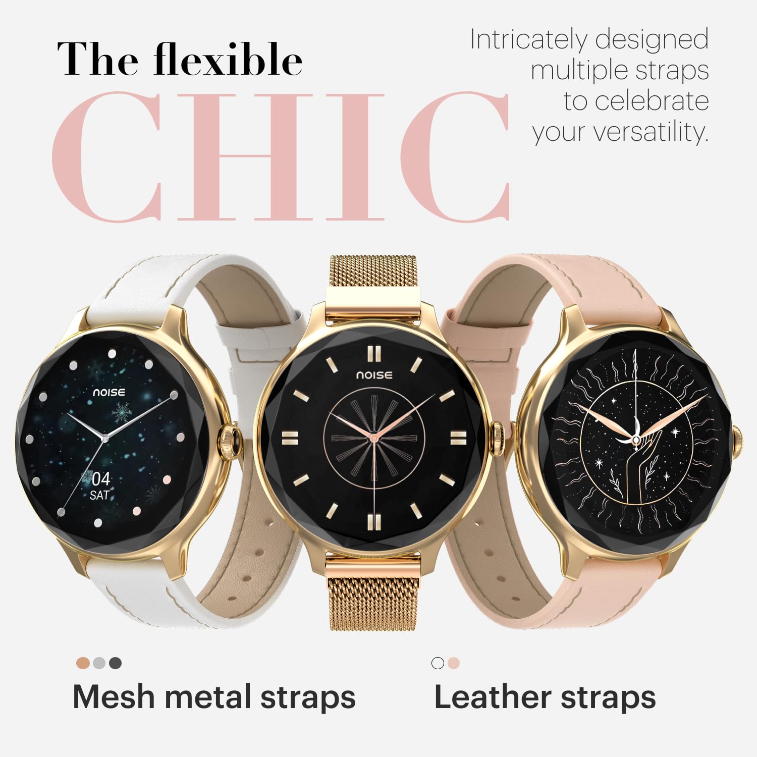 Noise smart watch metal strap hotsell