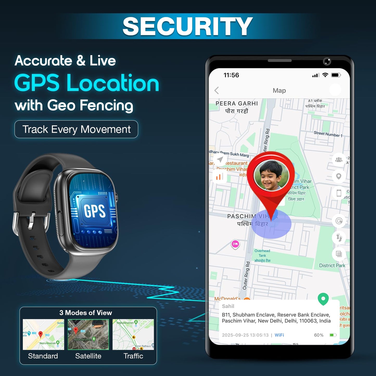 sekyo 'Neo Fit' 4G Kids Smartwatch with AI Learning Coach | Whatsapp, Video Call, GPS Tracker, Health & Activity Tracker, Habit Coach| Edu-Games, Step Count, Camera, Sim Card Parental App, Boys/Girls