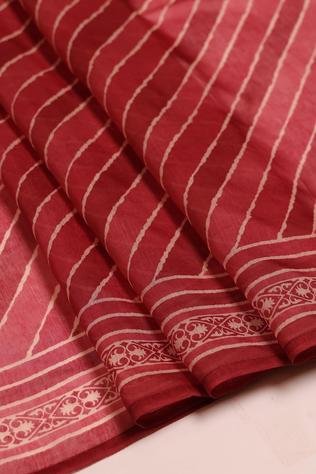 Soch Womens Brick Red Chanderi Floral Printed Salwar Suit With Zari