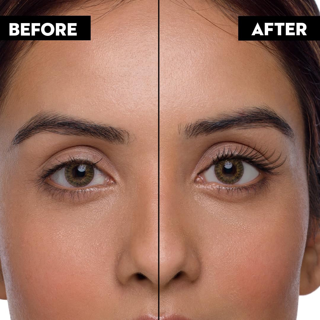 SUGAR Cosmetics Uptown Curl Lengthening Mascara | Lasts Upto 8 hrs | Lightweight and Smudgeproof With Lash Growth Formula - 01 Black Beauty - 5ml