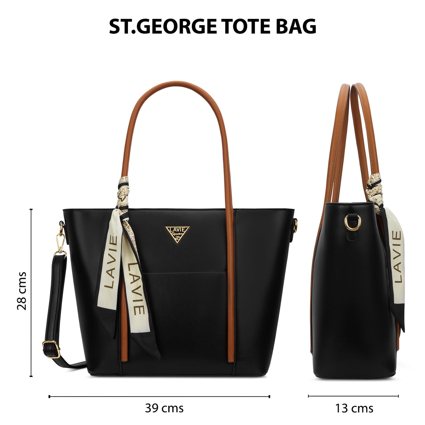Lavie Signature Women's St.George Tote Handbag | Tote Bag for Work|Ladies purse|Stylish Shoulder Bag|Gift for Women