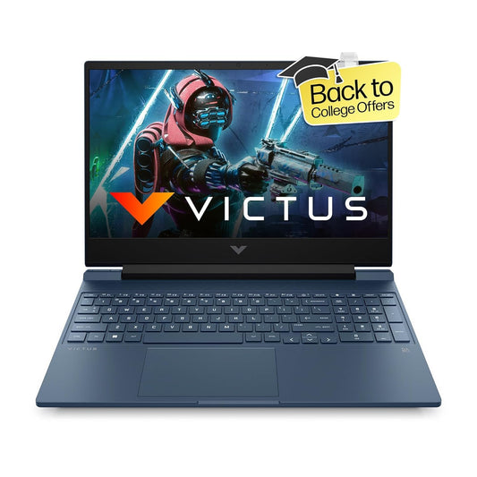 HP Victus Gaming Laptop, 12th Gen Intel Core i5-12450H,4GB RTX 2050 GPU,15.6-inch(39.6 cm),FHD,IPS,144Hz,8GB DDR4,512GB SSD,Backlit KB,W11+MSO,B&O,9ms response time(P.Blue, 2.29 kg),15-fa1098TX