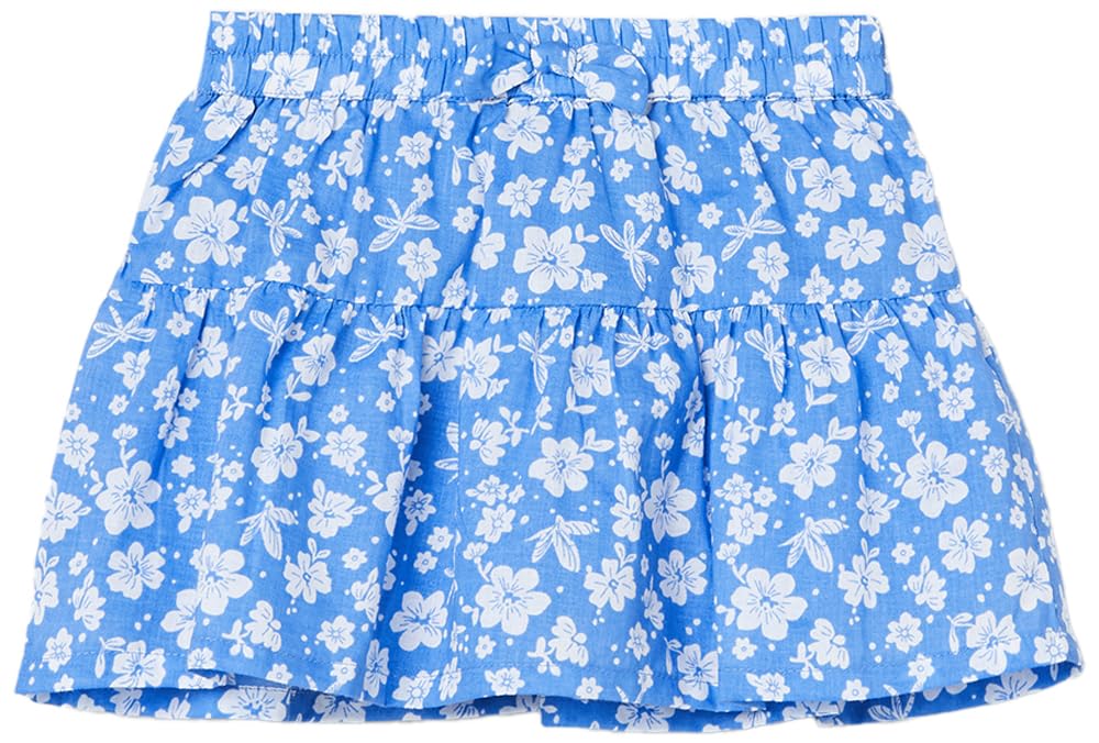 Max Girls Printed Tiered Skirt (S24AWS01ABLUE)_12-18M