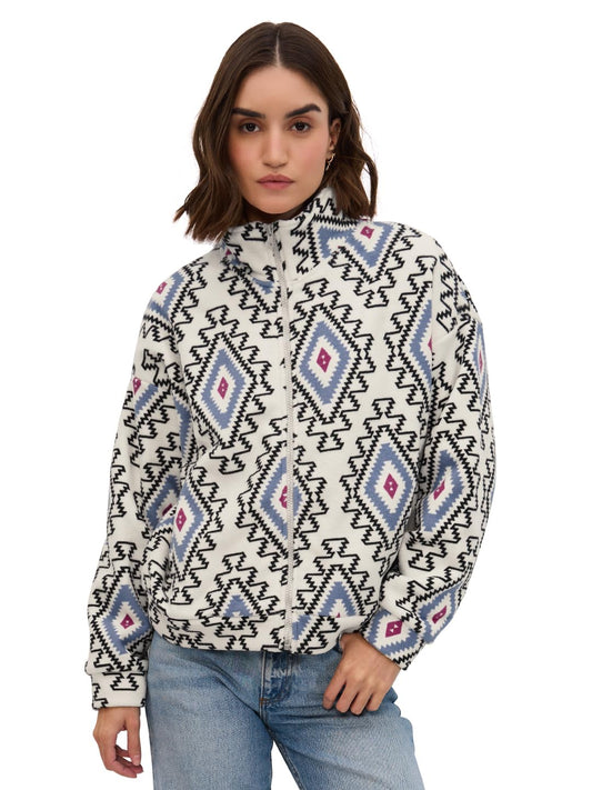 The Souled Store Polar Fleece: Wonder Women and Girls Long Sleeve Zipper Front Oversized Fit Cropped Jackets