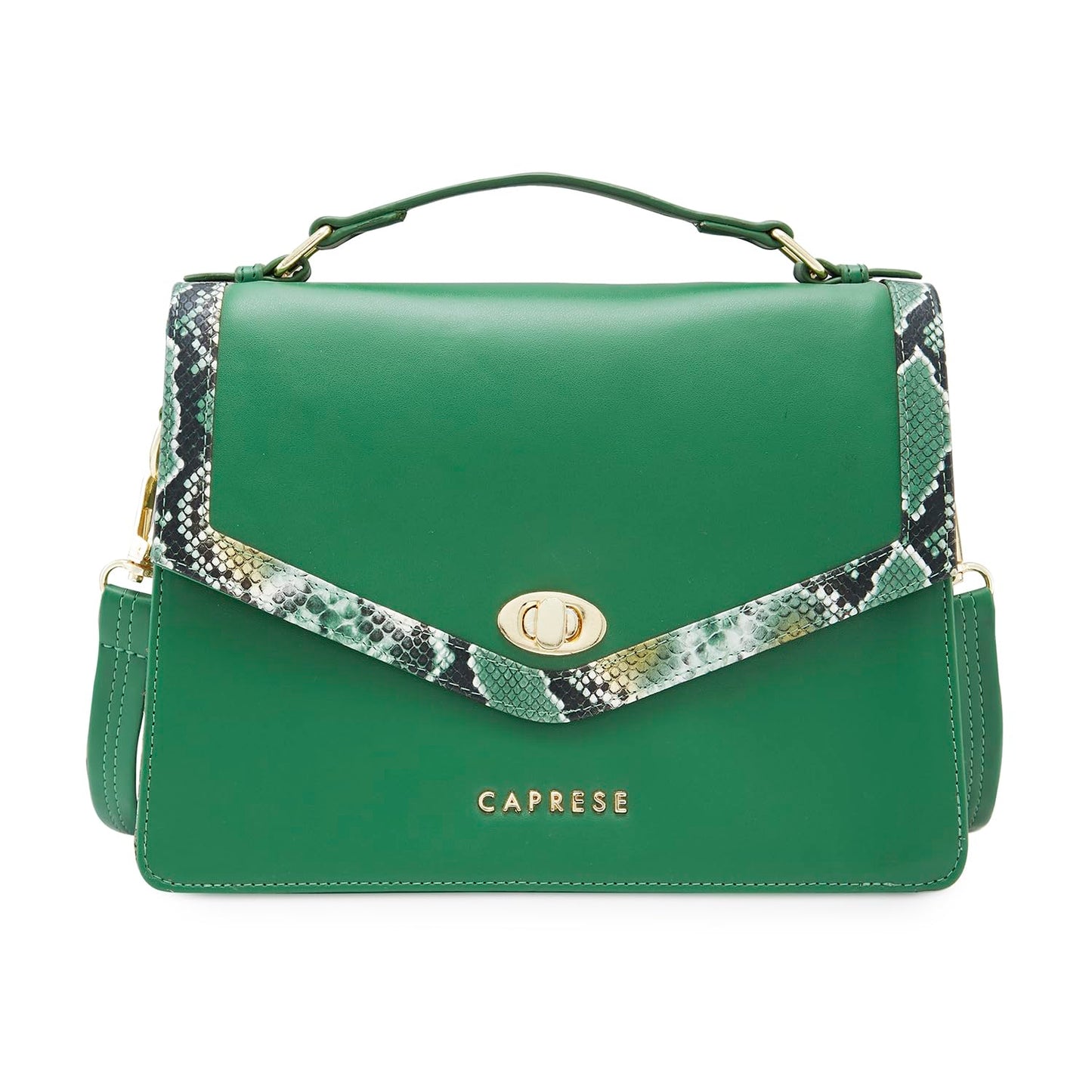 Caprese Oriana Sling Bag for Women (Medium, Dark Green)