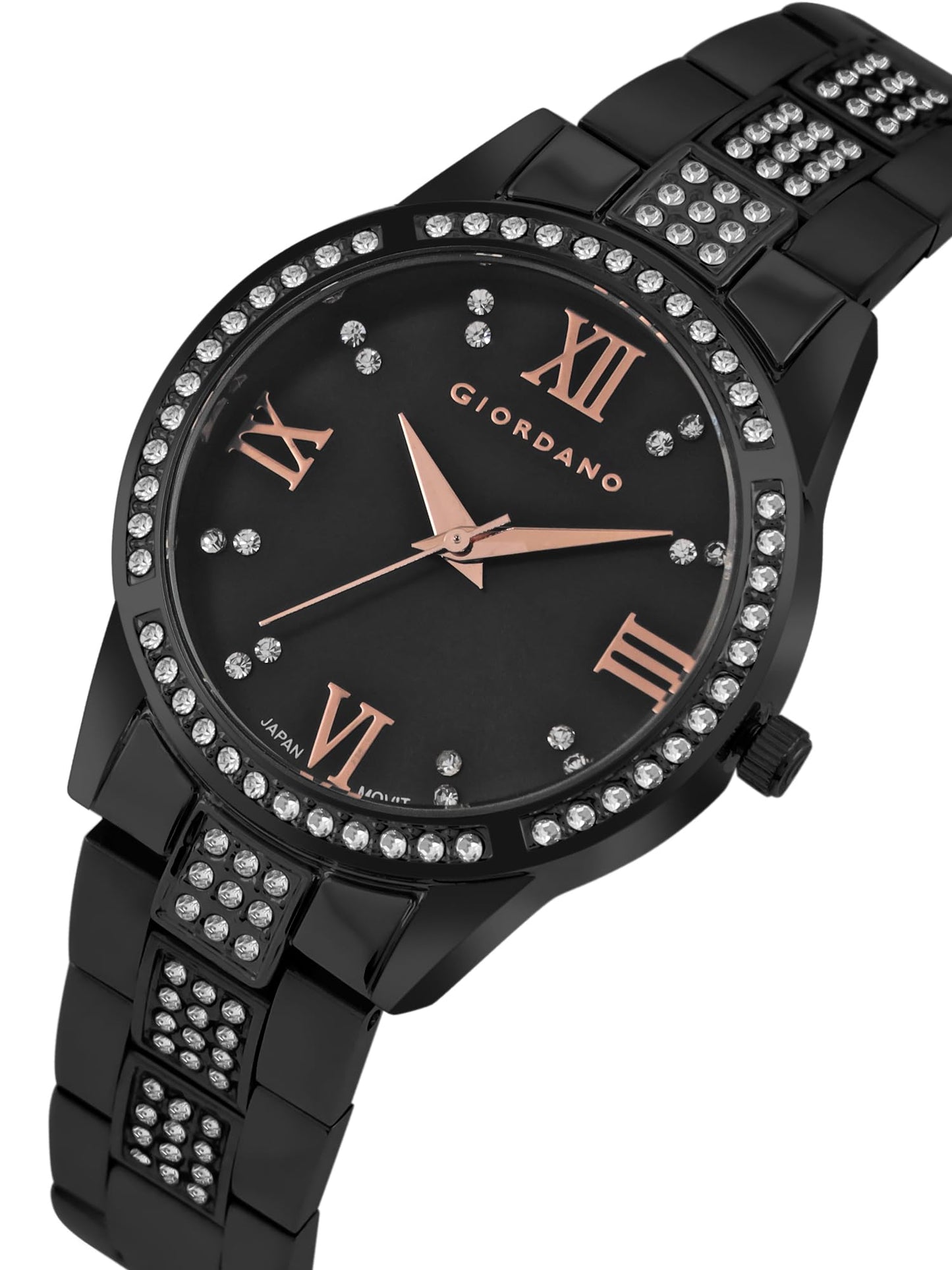 Giordano Analog Stylish Watch for Women Water Resistant Fashion Watch Round Shape with 3 Hand Mechanism Wrist Watch to Compliment Your Look/Ideal Gift for Female - GZ-60066