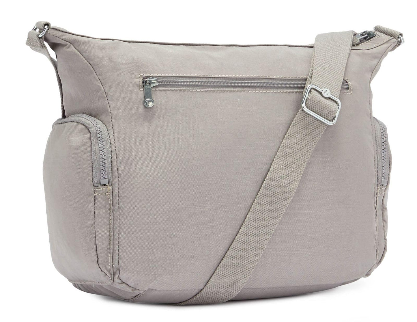 Kipling Women's Gabbie Shoulder Bag, Grey Grey, 18.5x35.5x30 cm (LxWxH), Contemporary