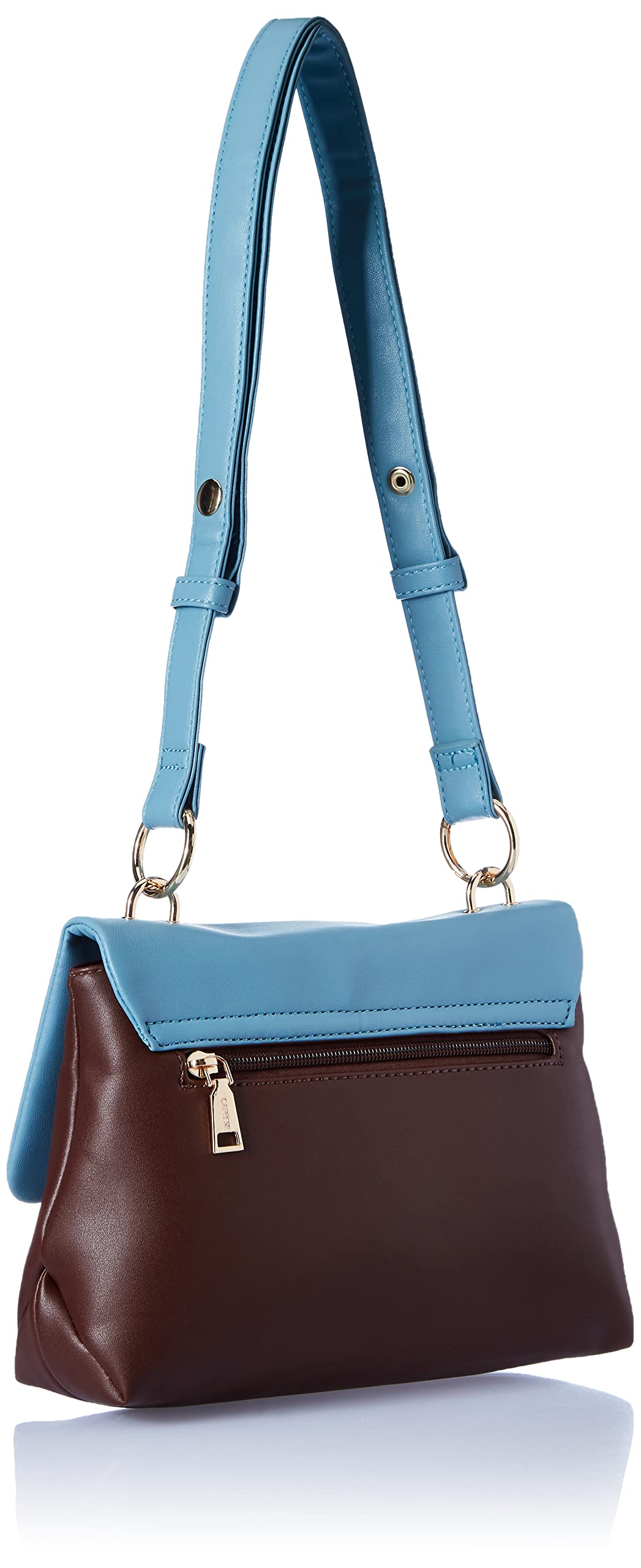 Caprese womens FENNE S Small BLUE & CHOCO Satchel