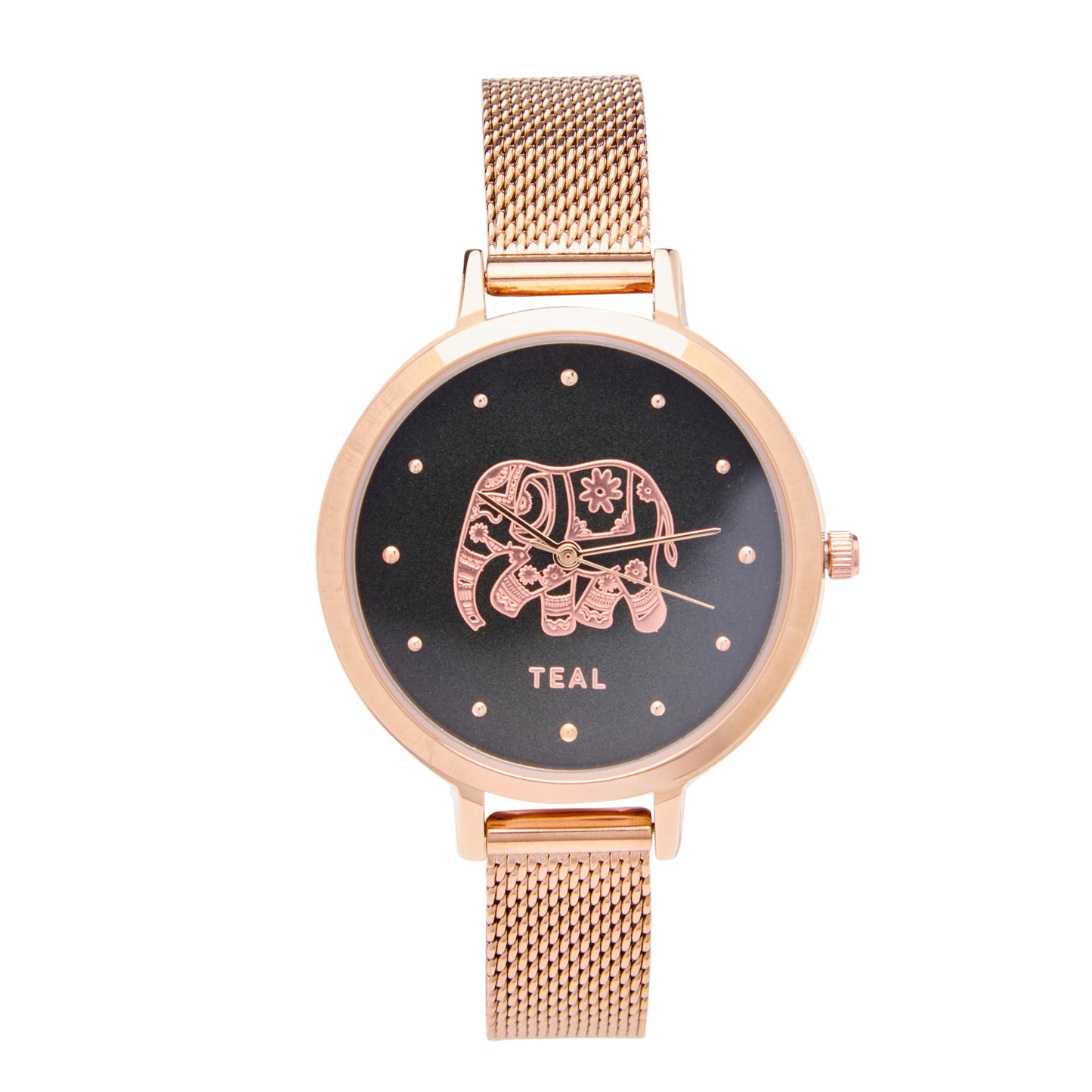 TEAL BY CHUMBAK Round Dial Analog Hand Watch for Women, Gifts for Women/Girls/Ladies, Stylish Fashion Watch for Casual/Work